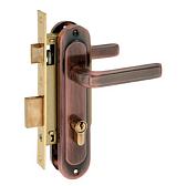 Врезной замок Булат Прима малый ЗВ 4-1.70.64.02 (медь) с одним ригелем